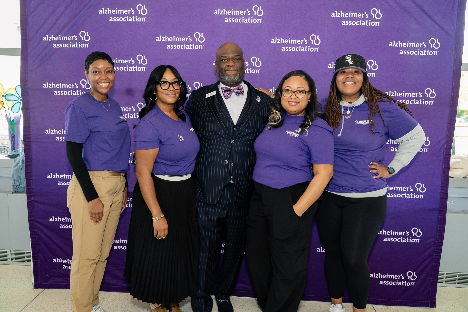 TSUNAACC members volunteering with the Alzheimer's Association